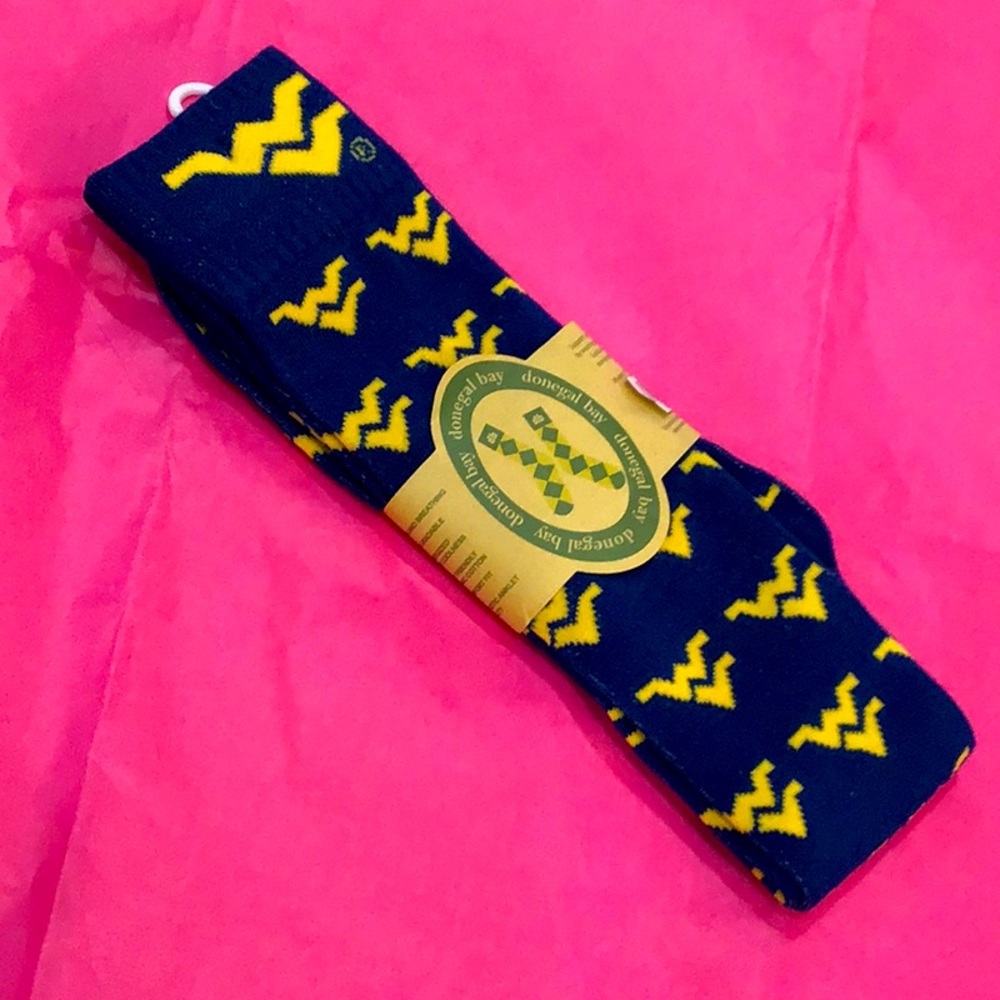 University of West Virginia socks NWT